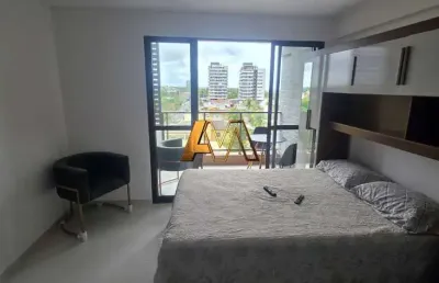 Apartamento studio 1/4 em praia do flamengo - vista mar
