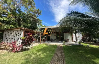 Casa em condomínio fechado com 4 quartos à venda na Rodovia Ba-099, KM 08, Praia de Busca Vida, Camaçari