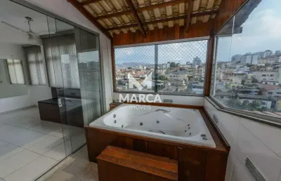 Cobertura para aluguel, 3 quartos, 1 suíte, 2 vagas, sagrada família - belo horizonte/mg