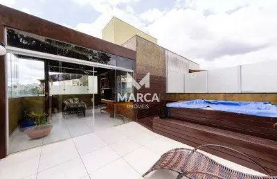 Cobertura para aluguel, 3 quartos, 1 suíte, 2 vagas, betânia - belo horizonte/mg
