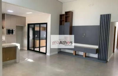 Casa a venda, jd. brescia, indaiatuba/sp, 3 suites, sala ampla. cozinha integrada, escritorio, planejados em todos os ambientes, 4 vagas