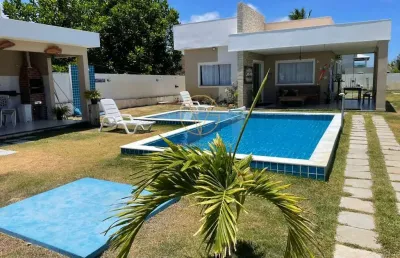 Casa com 3 dormitórios à venda, 230 m² por r$ 1.250.000,00 - barra do jacuípe - camaçari/ba