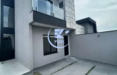 Maravilhoso sobrado recém construído à venda no jd universo, 3 dorms (1 suíte)