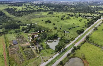 Área de 20000 m² à venda por r$ 4.000.000 - aracoara parque - goiânia/go