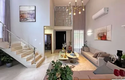 Sobrado de 440 m² com 04 suítes à venda por r$ 4.900.000 no alphaville flamboyant - goiânia/go