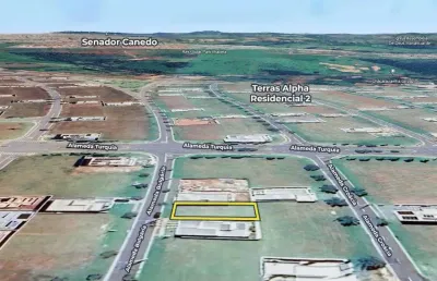 Terreno de 304 m² à venda por r$ 187.000 no terras alphaville 2 - senador canedo/go