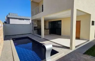 Sobrado de 253 m² com 04 suítes à venda por r$ 1.850.000 no jardim cristal - aparecida de goiânia/go
