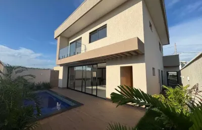 Sobrado de 240 m² com 04 suítes à venda por r$ 1.550.000 no jardim bolonha - senador canedo/go