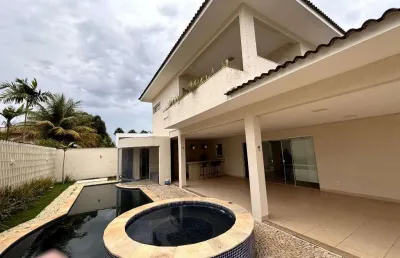 Sobrado de 456 m² com 5 quartos sendo 04 suítes à venda por r$ 5.150.000 no alphaville flamboyant residencial cruzeiro do sul - goiânia