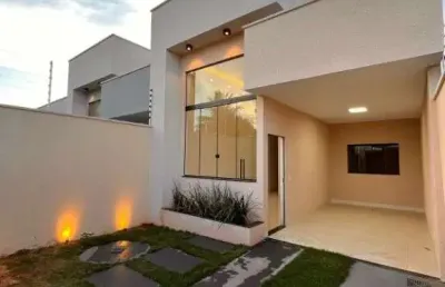 Casa de 120 m² com 03 quartos à venda por r$ 380.000 no residencial village garavelo - aparecida de goiânia