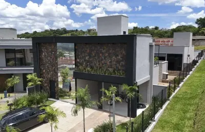 Sobrado com 3 dormitórios à venda, 300 m² por r$ 2.900.000,00 - jardim bolonha - senador canedo/go