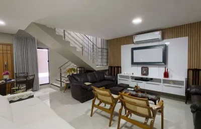 Sobrado de 200 m² com 04 suítes à venda por r$ 1.550.000 no jardim atlântico - goiânia