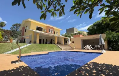 Sobrado de 370 m² com 05 quartos à venda por r$ 2.900.000 no residencial aldeia do vale - goiânia