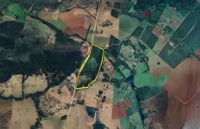 Área de 21707 m² à venda por r$ 1.500.000 na área rural de senador canedo - senador canedo