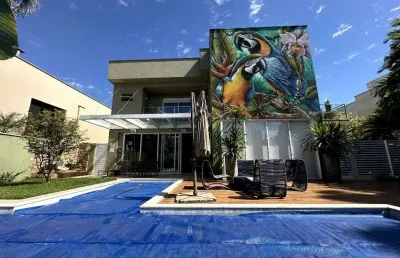 Sobrado de 509 m² com 04 quartos à venda por r$ 6.500.000 - residencial alphaville goiás - goiânia