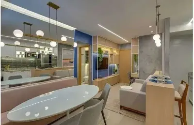 Apartamento 57 m² com 02 quartos, à venda por r$ 395.000 no setor criméia oeste - goiânia