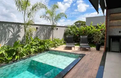 Sobrado com 4 dormitórios à venda, 219 m² por r$ 2.100.000,00 - jardins capri - senador canedo/go