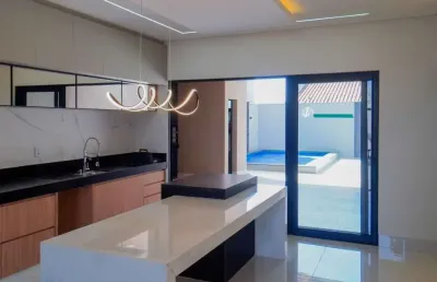 Casa de 196 m² com 03 suítes à venda por r$ 1.460.000 no setor três marias - goiânia