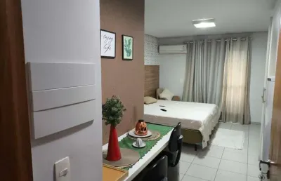 Flat com 1 dormitório, 26m² à venda no jardim goiás, proximo ao estádio serra dourada