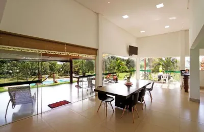 Chácara com 4 dormitórios à venda, 5070 m² por r$ 3.500.000,00 - condomínio alto da boa vista - senador canedo/go