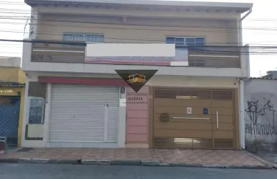 Salão comercial para locação em poá, calmon viana, 2 banheiros