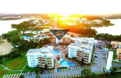 Apartamento para temporada em caldas novas, caldas novas, 1 dormitório, 1 banheiro, 1 vaga