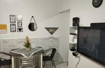 Apartamento para venda em praia grande, guilhermina, 1 dormitório, 1 banheiro, 1 vaga
