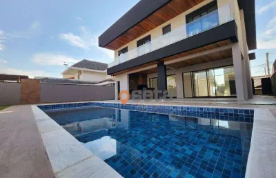 Casa à venda, 350 m² por r$ 2.900.000,00 - condomínio residencial jaguary - são josé dos campos/sp
