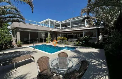 Casa com 4 dormitórios, 400 m² - venda por r$ 4.190.000,00 ou aluguel por r$ 20.960,00/mês - condomínio reserva do paratehy - são josé dos campos/sp
