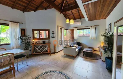 Casa com 3 dormitórios à venda, 232 m² por r$ 2.440.000,00 - horto florestal - ubatuba/sp