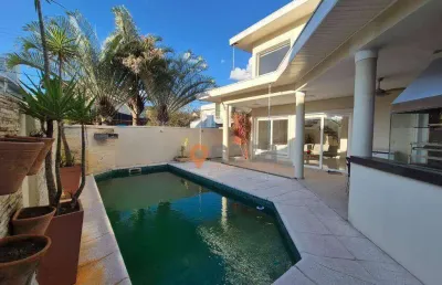 Casa em condomínio fechado, com 5 dormitórios, 358 m² - venda por r$ 2.350.000 ou aluguel por r$ 10.090/mês - jardim altos de santana ii - jacareí/sp