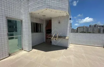 Cobertura duplex, churrasqueira, 2 vagas demarcadas no bairro ponta da praia em santos!!