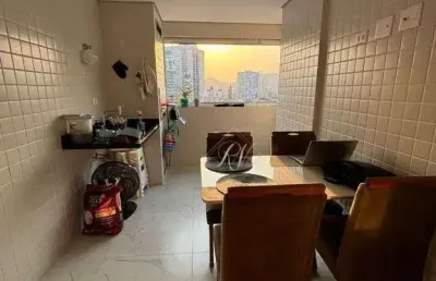 Lazer completo, 2 dormitórios, portaria 24 horas na cidade de santos!!!