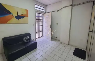 Excelente sala  comercial térrea. em excelente localização em santos!!!