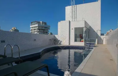 Apartamento decorado, à 1 quadra da praia, lazer completo na cidade de santos!!!