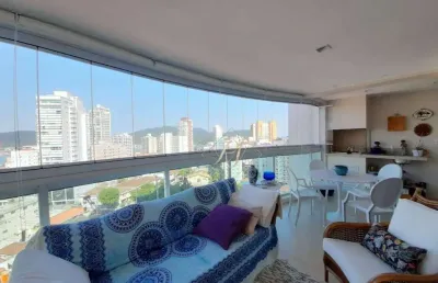 Excelente apartamento, 3 suítes, varanda fechada em vidros, lazer completo no bairro ponta da praia na cidade de santos!!!
