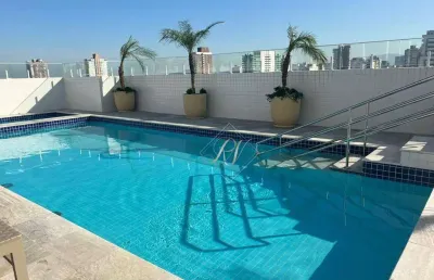 Aceita permuta!! reformado, 2 dormitorios, vaga demarcada, lazer completo na cidade de santos!!!