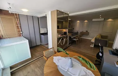 Fino acabamento, sacada fechada em vidros, 2 dormitórios, lazer completo no bairro ponta da praia em santos!!