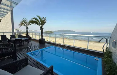 Maravilhosa cobertura penthouse, frente mar, porteira fechada no bairro do itararé!!!