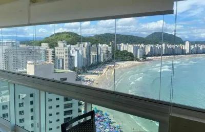 Cobertura duplex, vista mar incrível, churrasqueira, próximo a praia na cidade do guarujá!!!!