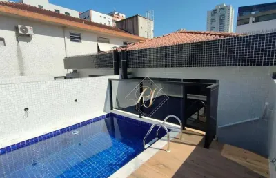 Sobrado com 3 dormitórios à venda, 155 m² por r$ 1.350.000 - embaré - santos/sp