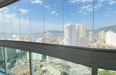 Estuda proposta!!! vista mar, varanda na sala com churrasqueira, 2 suítes, lazer completo, no bairro ponta da praia em santos!!!!