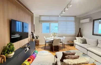 Frente mar, reformado, 3 dormitórios, andar alto, no bairro ponta da praia em santos!!!