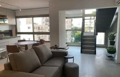 Excelente cobertura duplex mobiliada - lazer - localização privilegiada