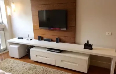Excelente apto mobiliado - lazer - localização privilegiada