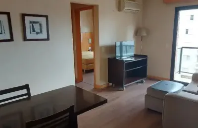 Excelente apto mobiliado - sacada - lazer - localização privilegiada