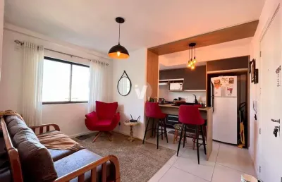 Apartamento de 1 dormitório mobiliado, bairro centro santa maria!