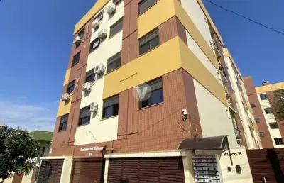 Apartamento 02 dormitórios com sacada e churrasqueira e garagem