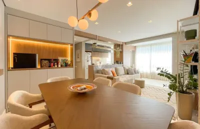 Apartamento alto padrão, 2 suítes mobiliado, 2 vagas, res. montline