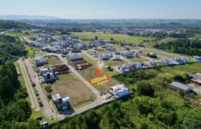 Terreno fundos área verde com 320m² no condomínio residencial real park